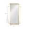 Hello Honey® 34.5" Gold Metal Wall Mirror with Reclaimed Wood Border